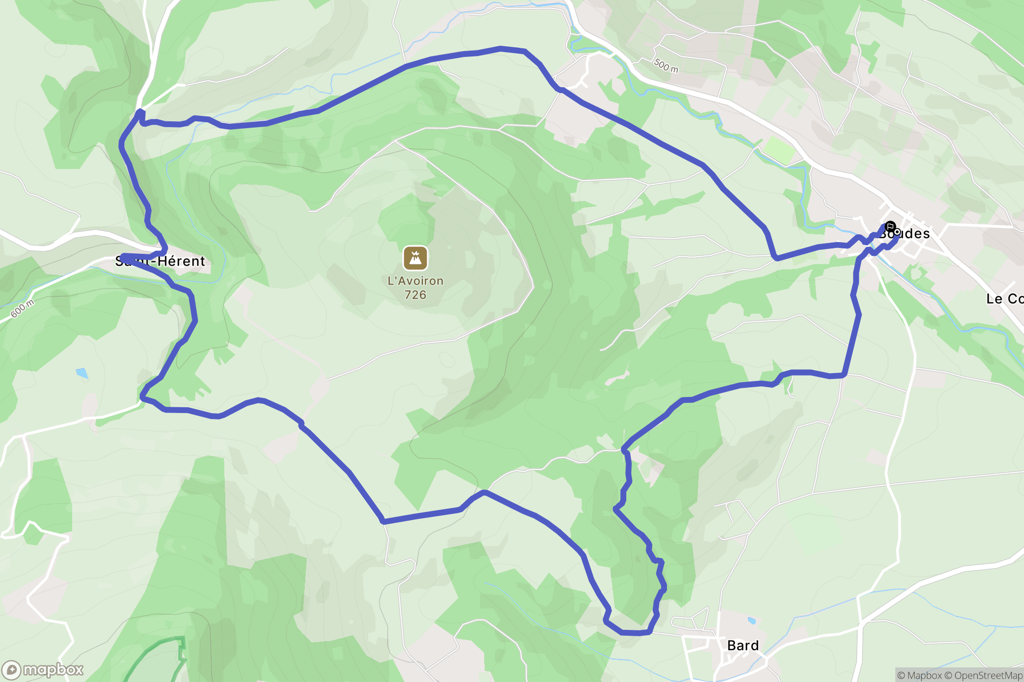 Boudes: routekaart voor buitenactiviteiten - France