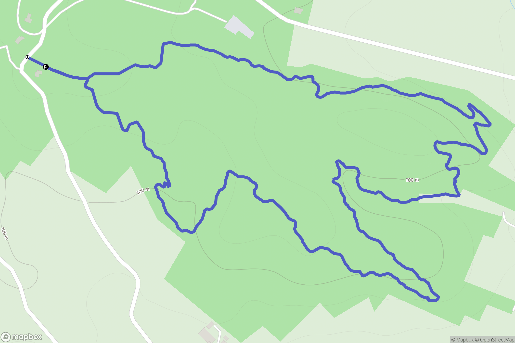 Espira-de-l'Agly : carte du parcours de randonnée - France