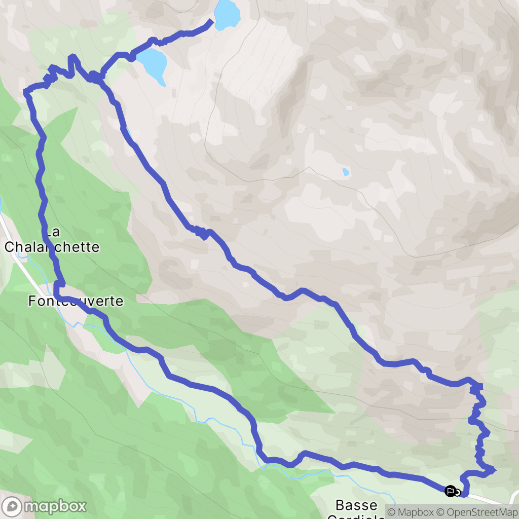 Névache: routekaart voor buitenactiviteiten - France