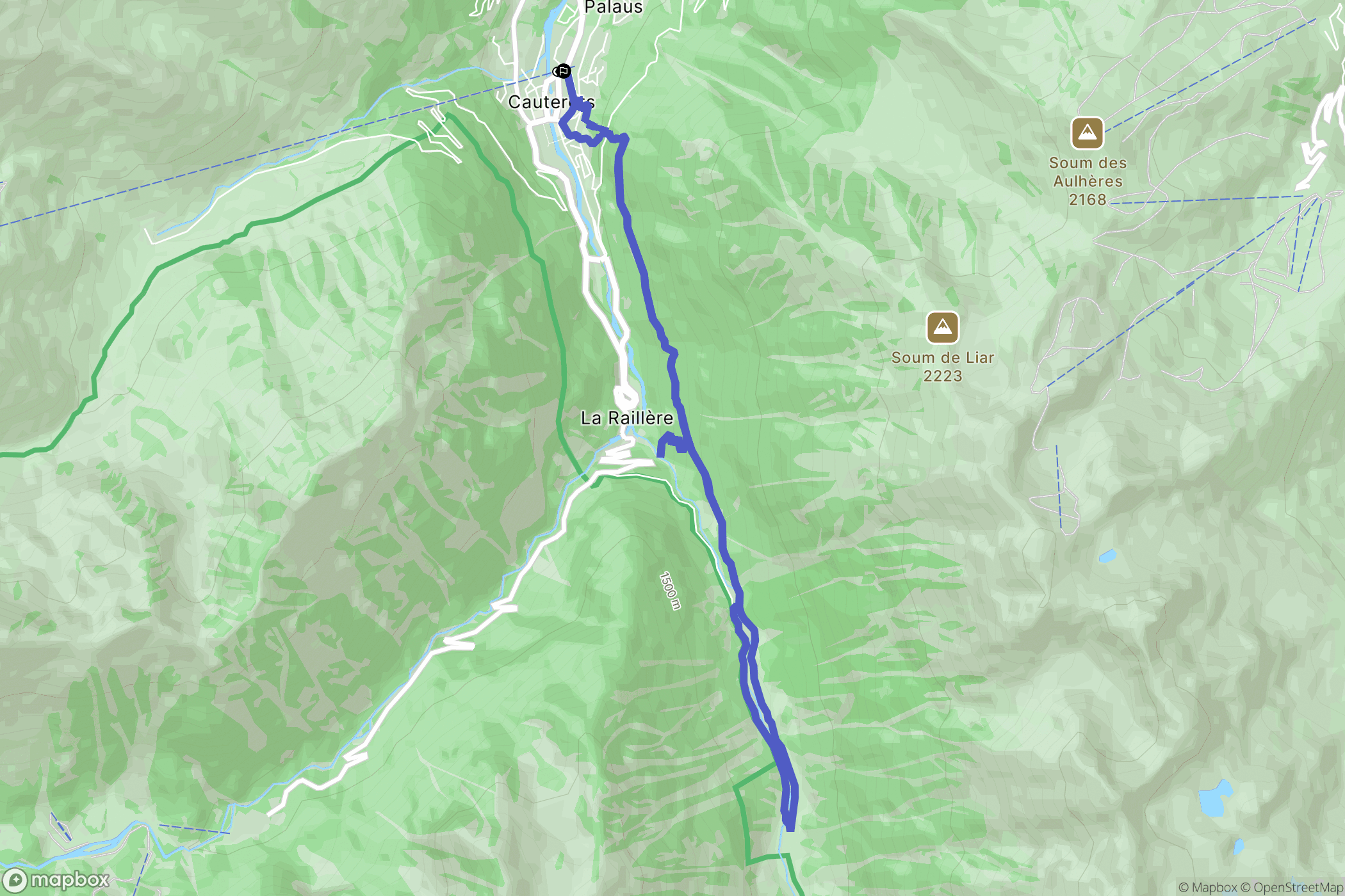Cauterets: routekaart voor buitenactiviteiten - France