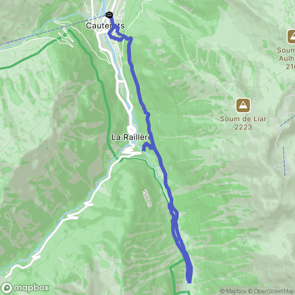 Cauterets: routekaart voor buitenactiviteiten - France