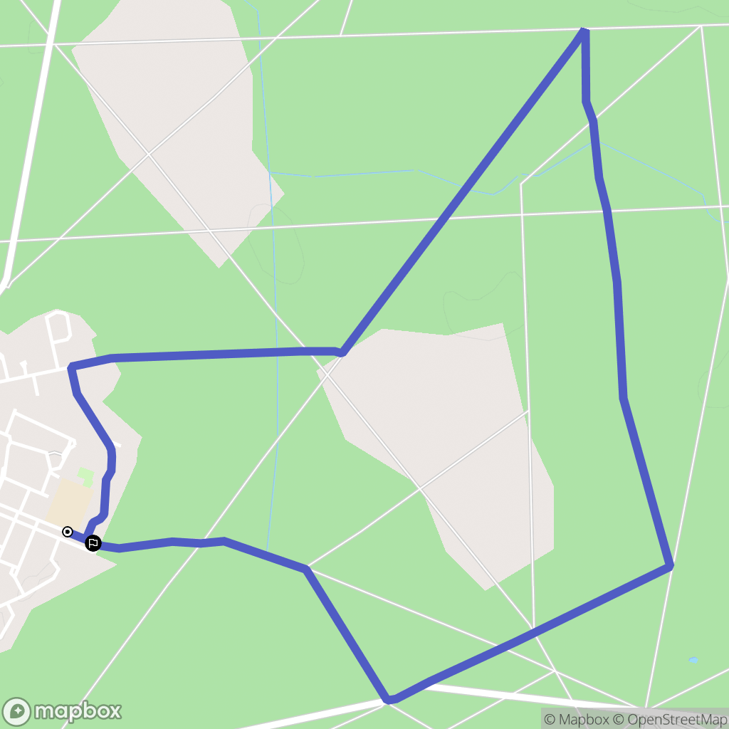 La Croix-Saint-Ouen : carte du parcours de randonnée - France