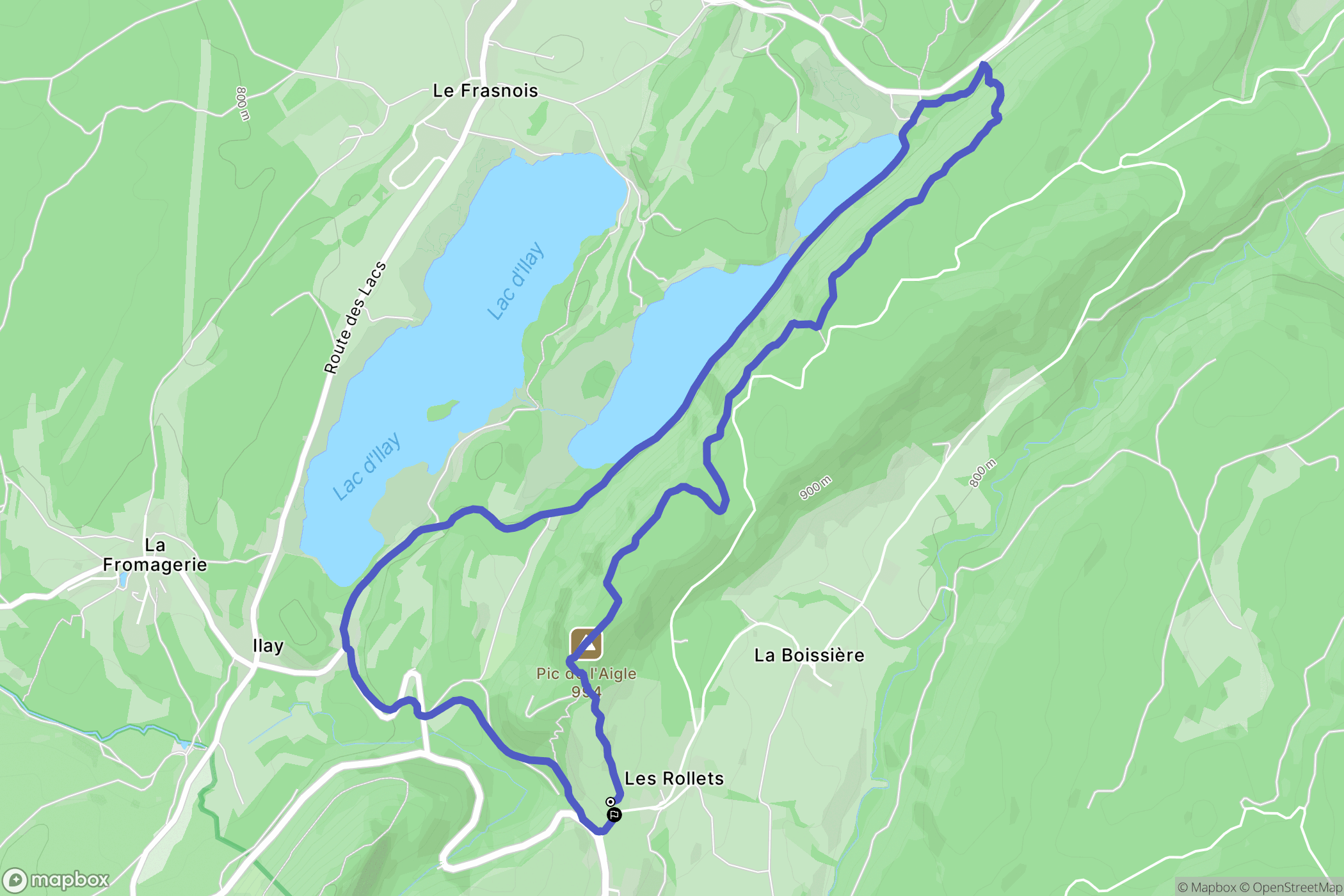 La Chaux-du-Dombief: routekaart voor buitenactiviteiten - France