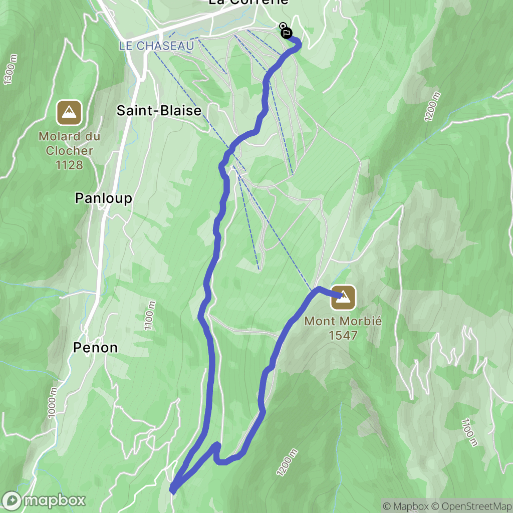 Aillon-le-Jeune: routekaart voor buitenactiviteiten - France