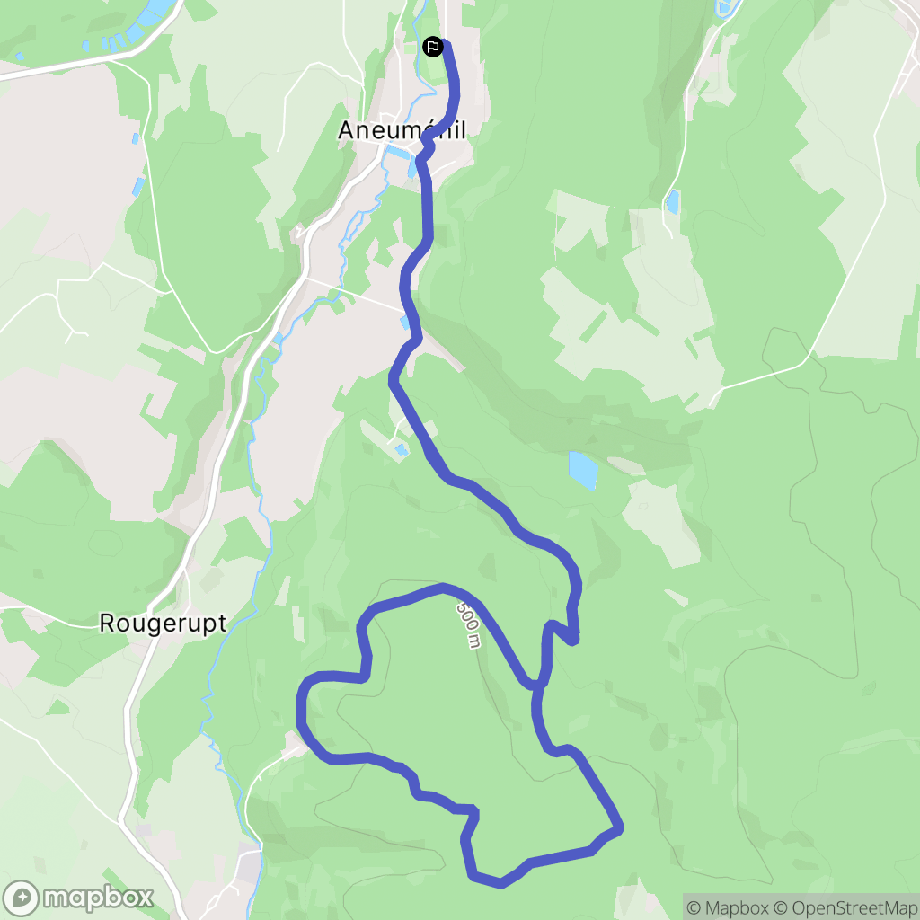 Arches : carte du parcours de randonnée - France