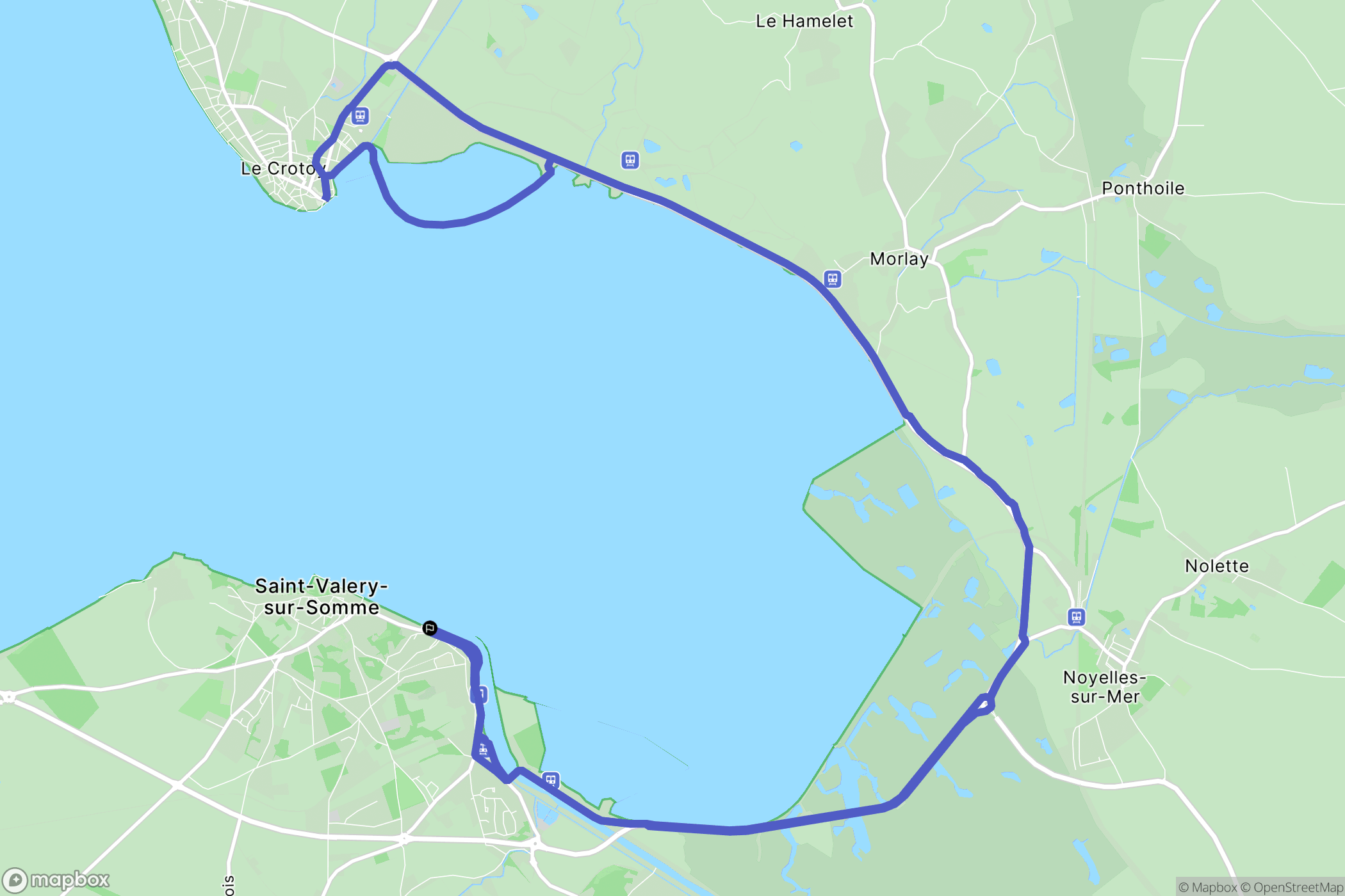 Saint-Valery-sur-Somme: routekaart voor buitenactiviteiten - France