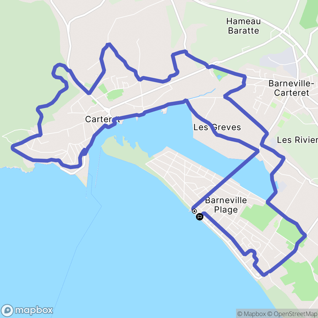 Barneville-Carteret: routekaart voor buitenactiviteiten - France