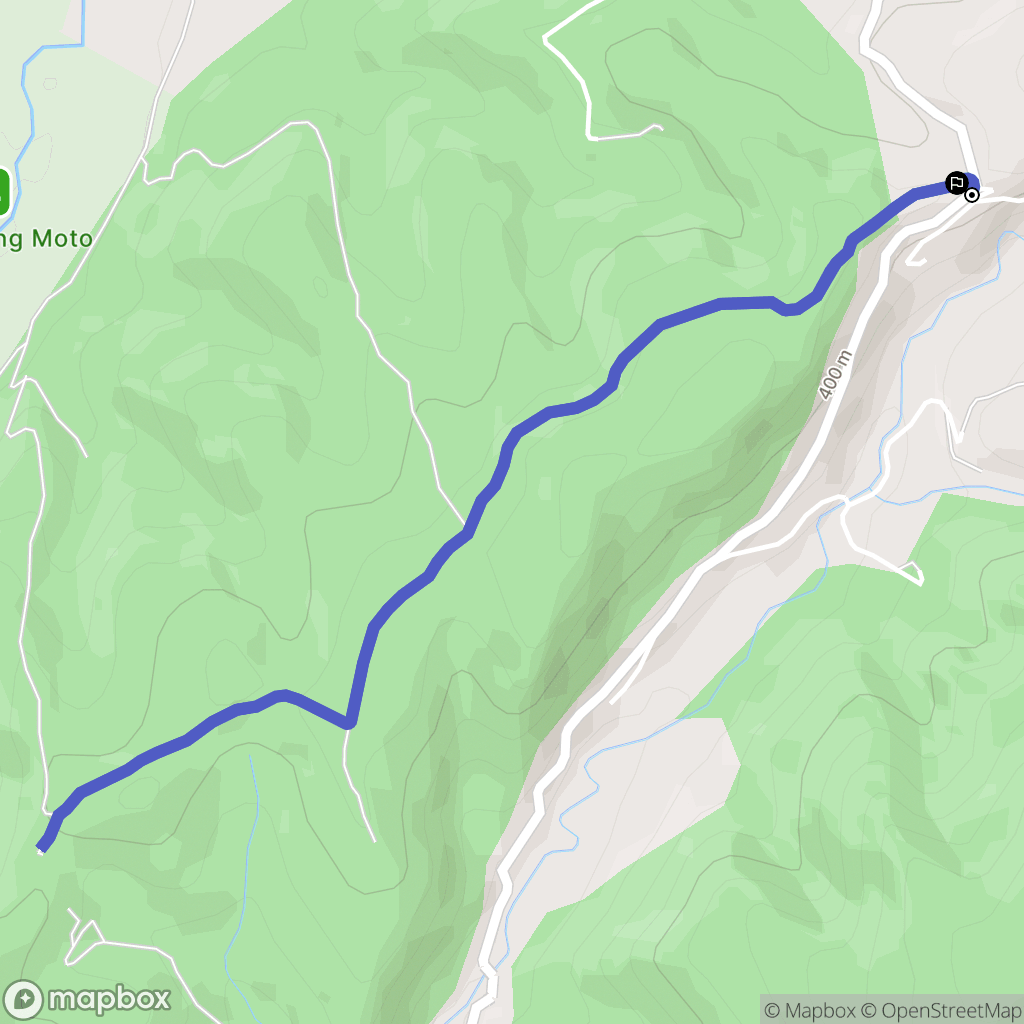 Montclar-sur-Gervanne : carte du parcours de randonnée - France