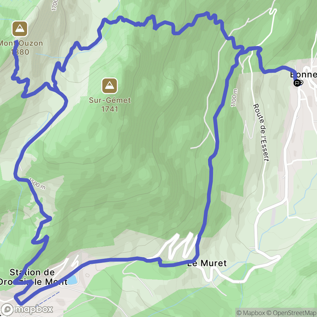 Bonnevaux: routekaart voor buitenactiviteiten - France