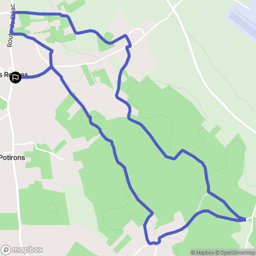 Avy : carte du parcours de randonnée - France
