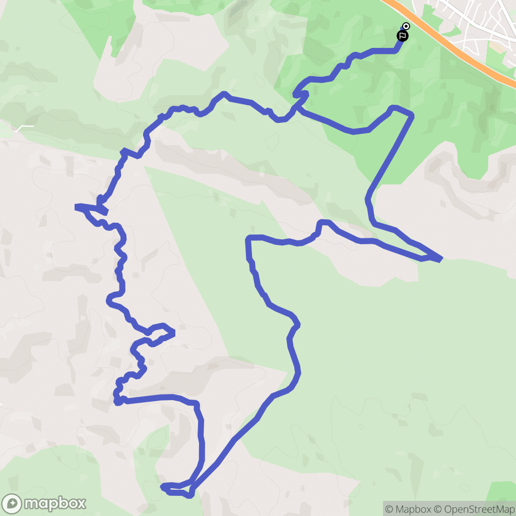 Châteauneuf-les-Martigues : carte du parcours de randonnée - France