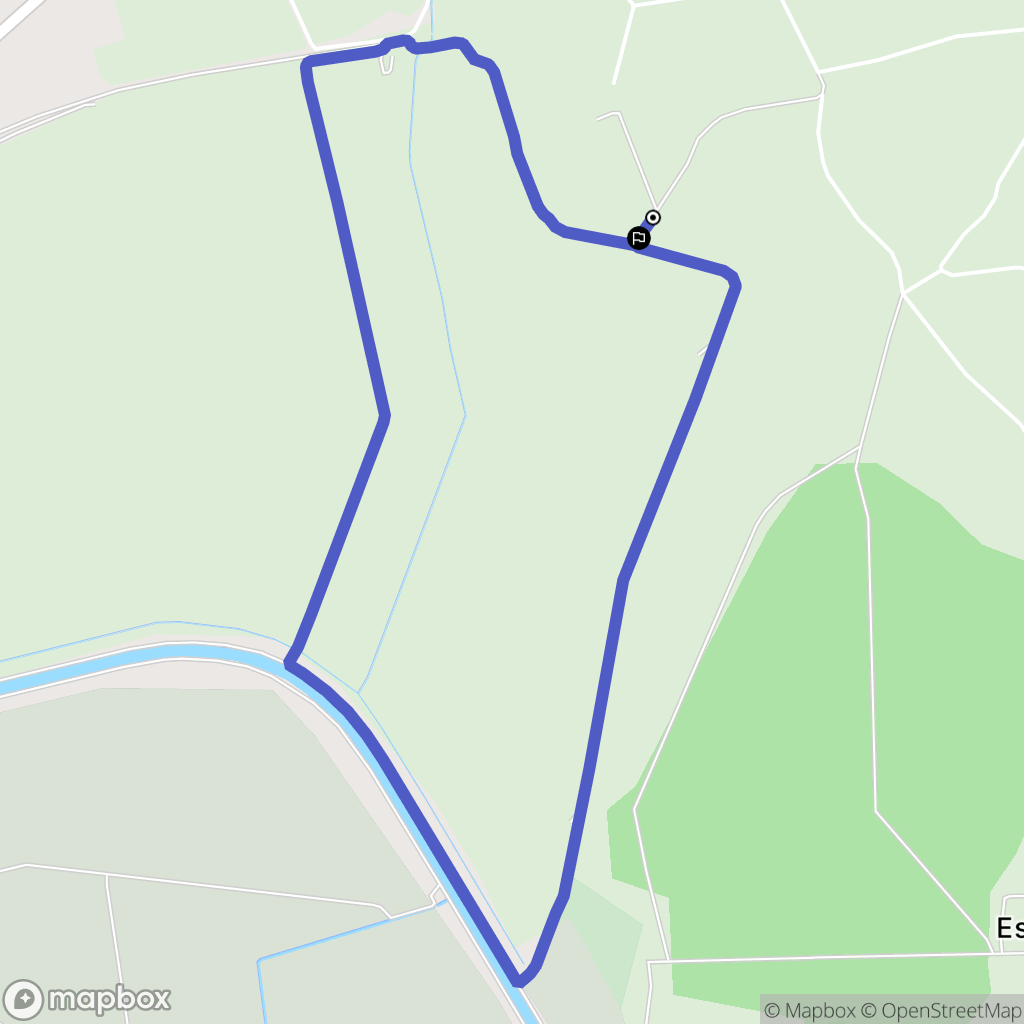 Saint-Gilles : carte du parcours de randonnée - France
