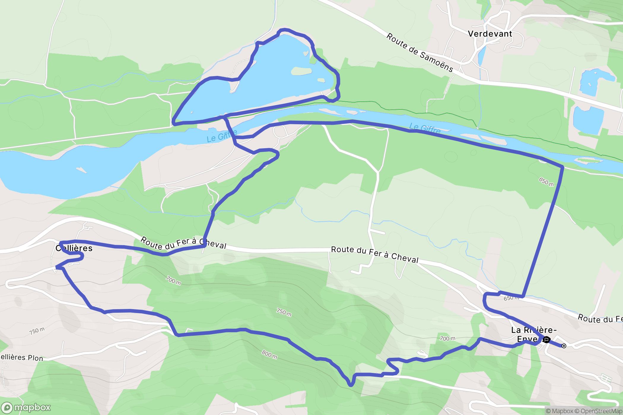 La Rivière-Enverse: routekaart voor buitenactiviteiten - France