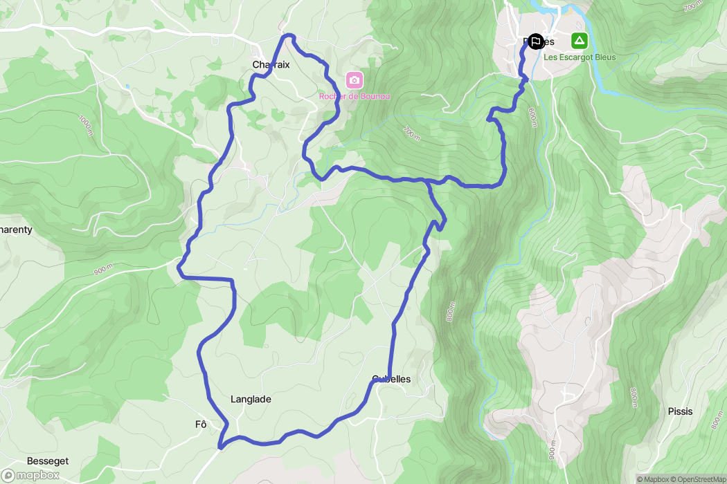 Prades: routekaart voor buitenactiviteiten - France