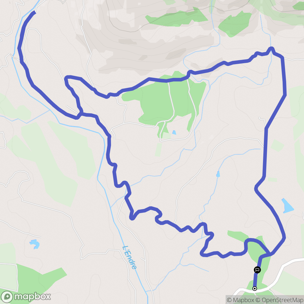 Le Muy : carte du parcours de randonnée - France