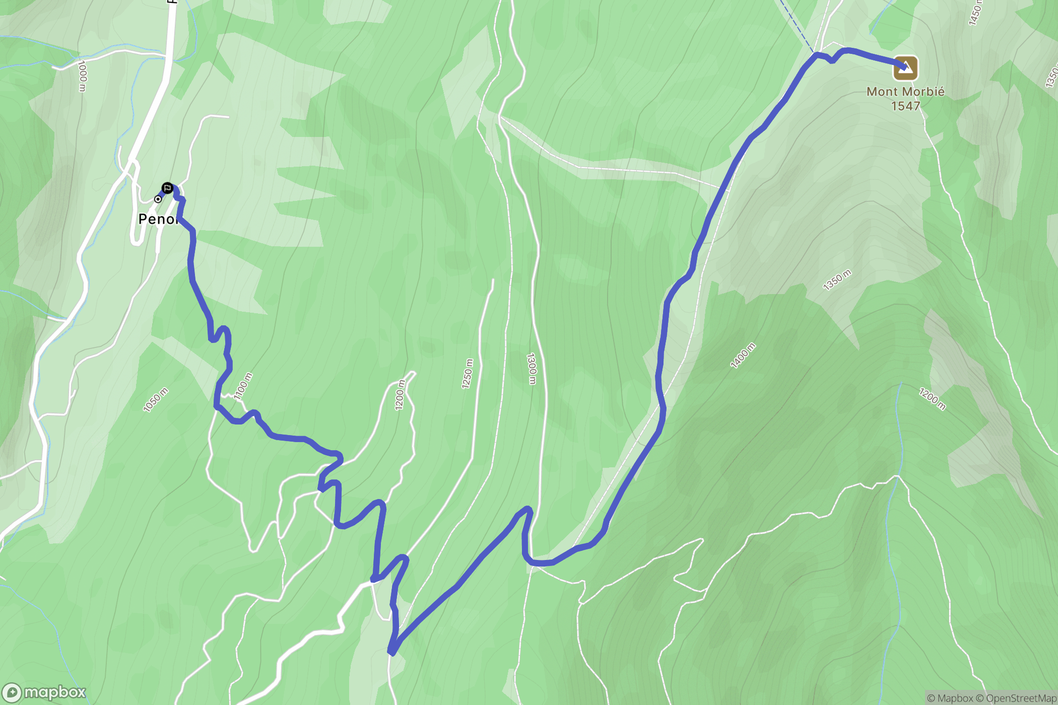 Aillon-le-Jeune: routekaart voor buitenactiviteiten - France