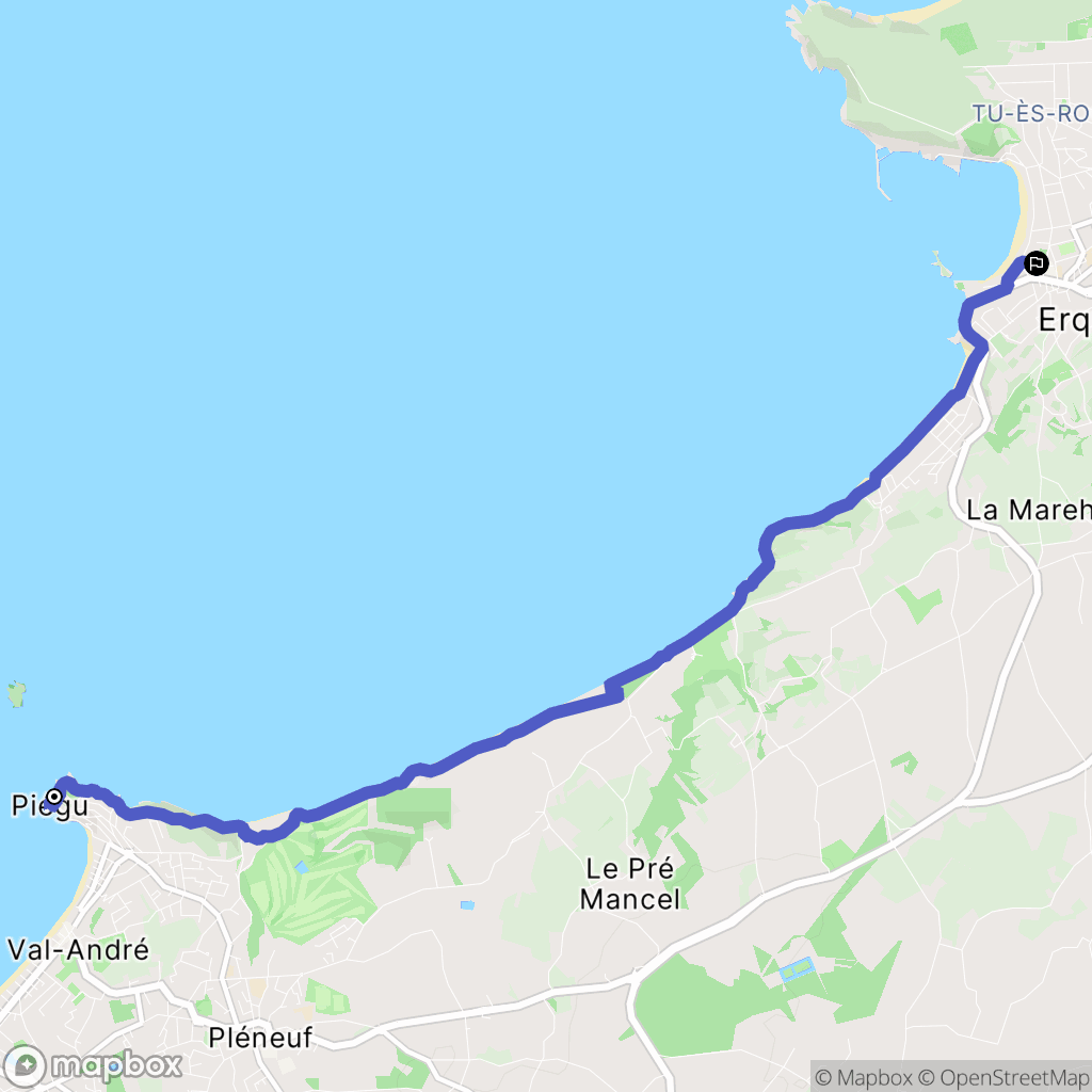 Pléneuf-Val-André: routekaart voor buitenactiviteiten - France