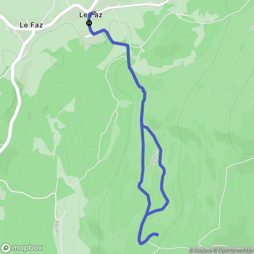 Presles : carte du parcours de randonnée - France