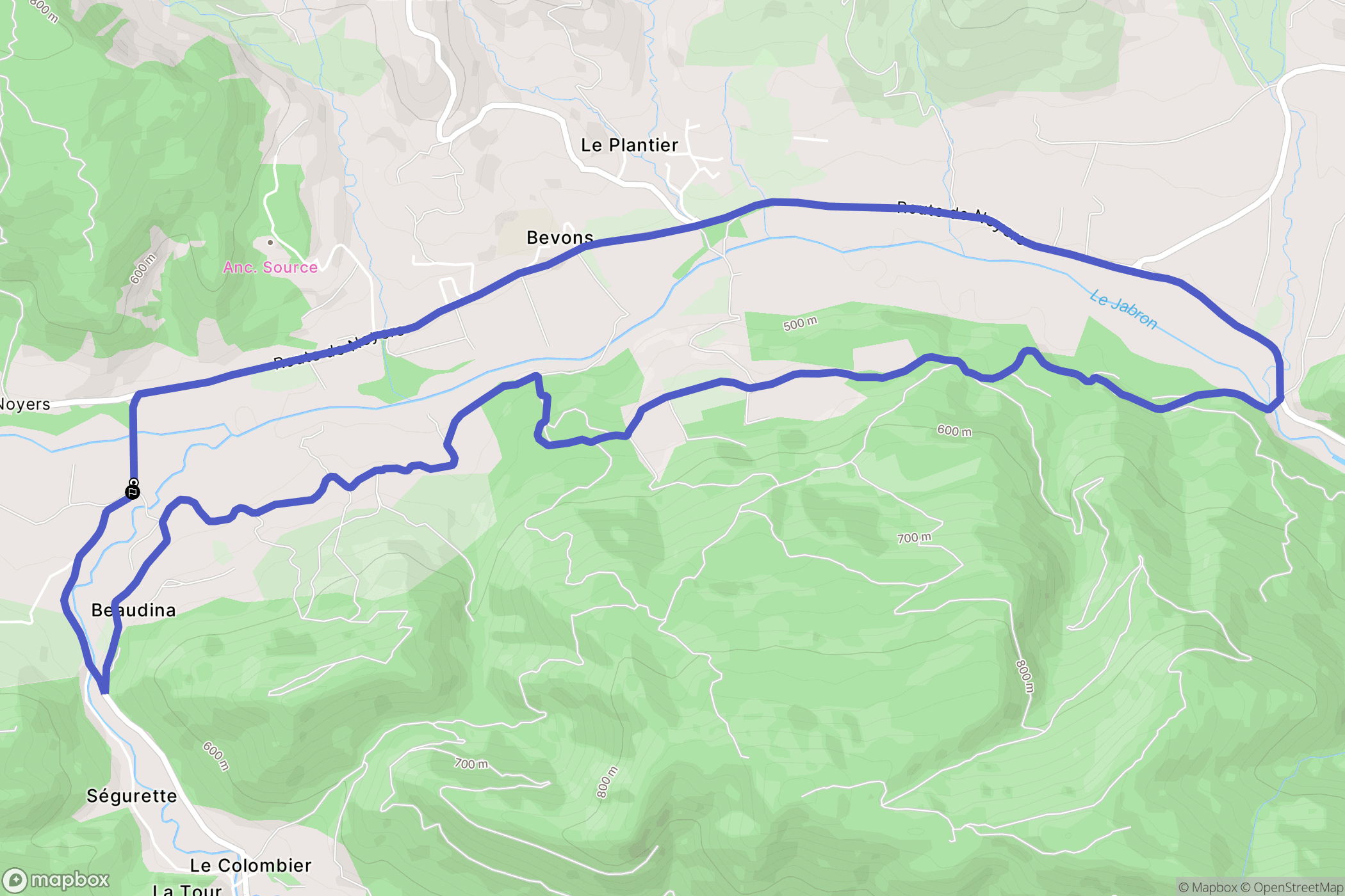 Valbelle: routekaart voor buitenactiviteiten - France