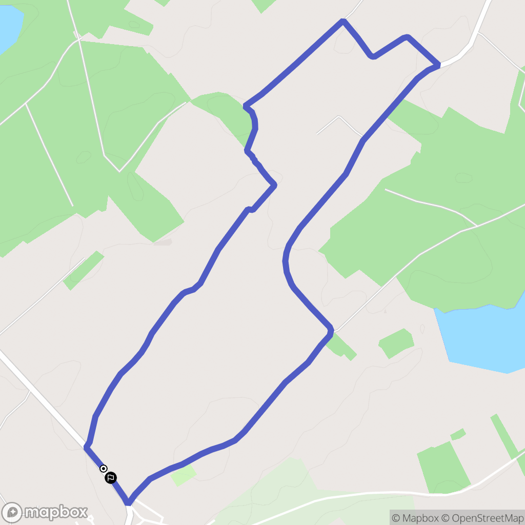 Gerbéviller : carte du parcours de randonnée - France