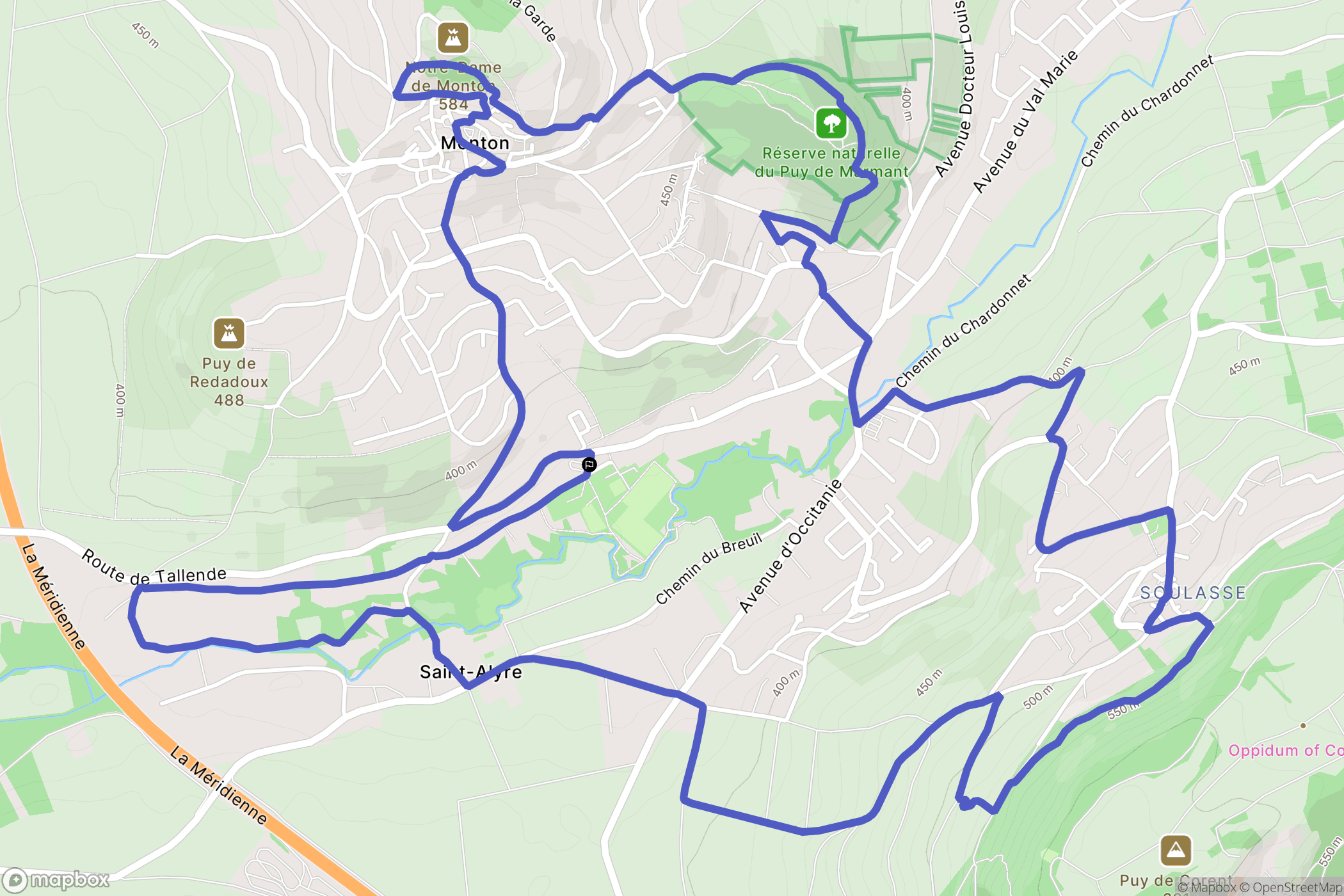 Veyre-Monton: routekaart voor buitenactiviteiten - France