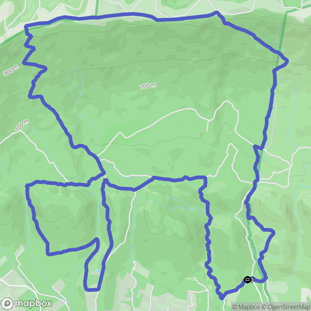 Cabrières-d'Aigues : carte du parcours de randonnée - France