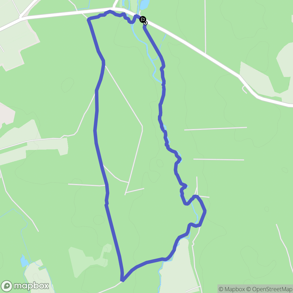 Bessoncourt : carte du parcours de randonnée - France