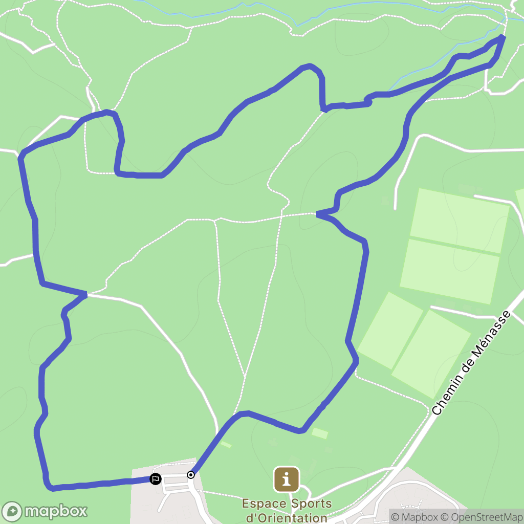 Saint-Pierre-du-Mont : carte du parcours de randonnée - France