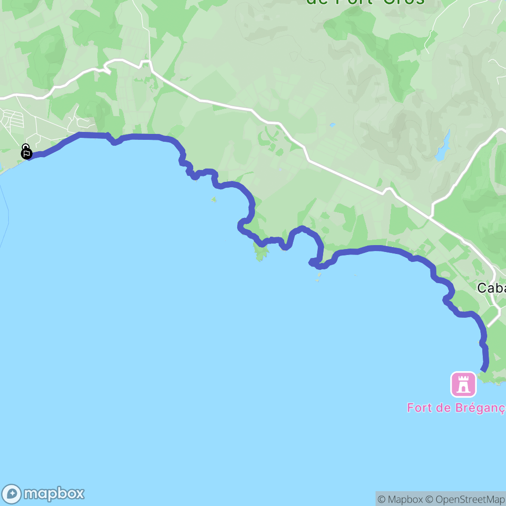 La Londe-les-Maures : carte du parcours de randonnée - France