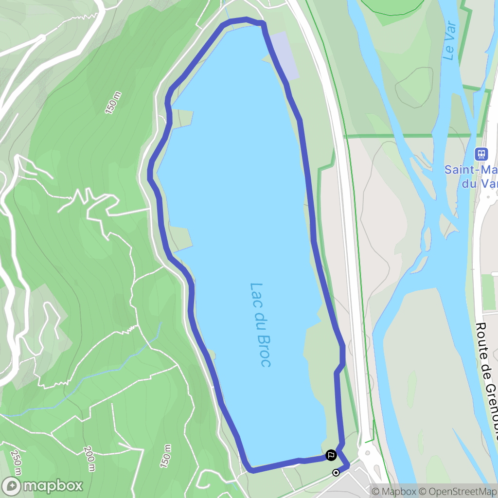 Le Broc: routekaart voor buitenactiviteiten - France