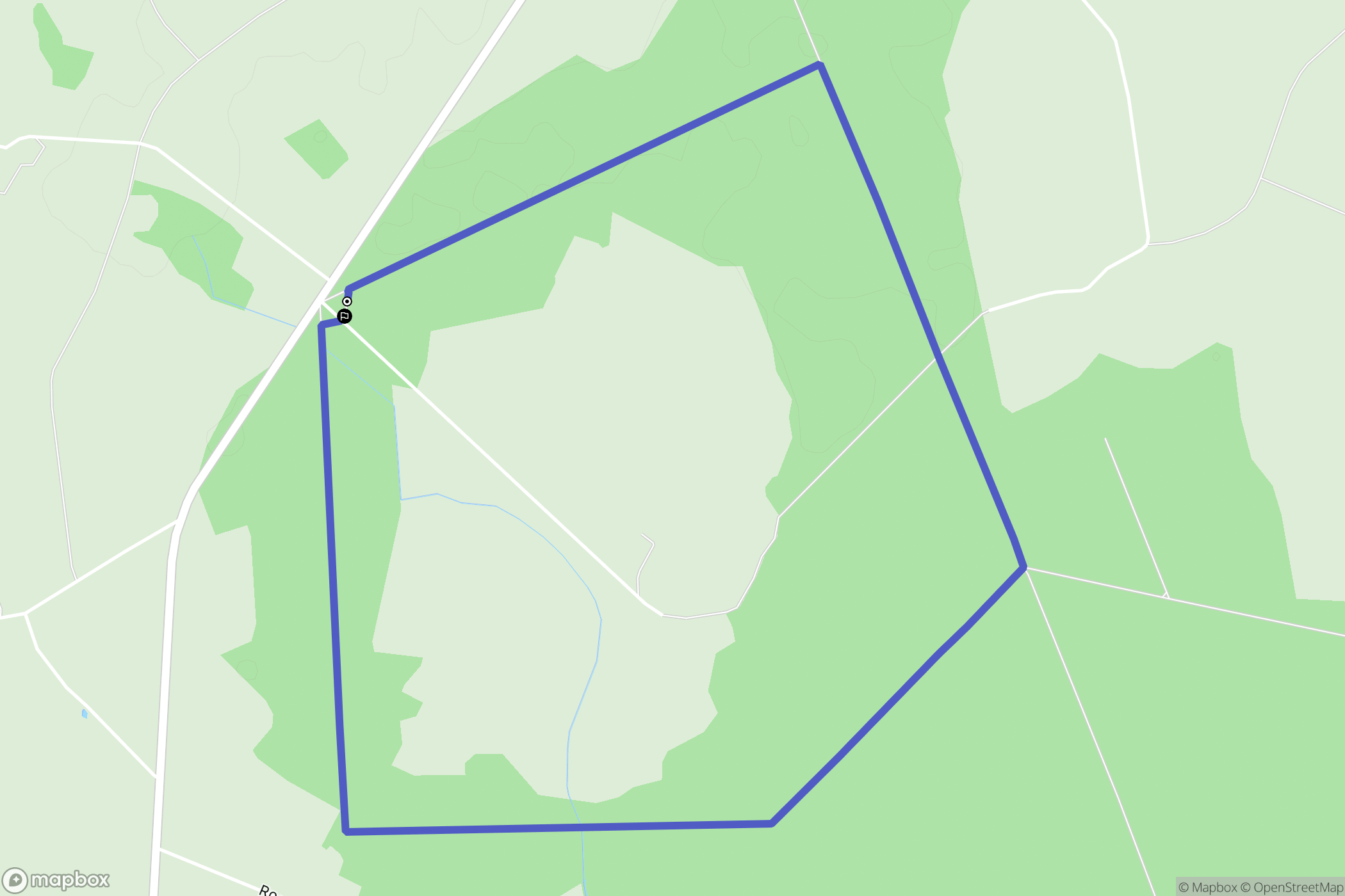 Jouarre : carte du parcours de randonnée - France