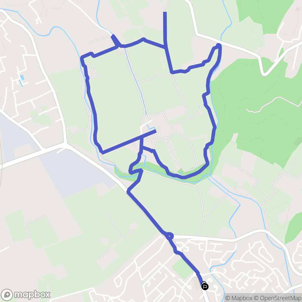 La Crau : carte du parcours de randonnée - France