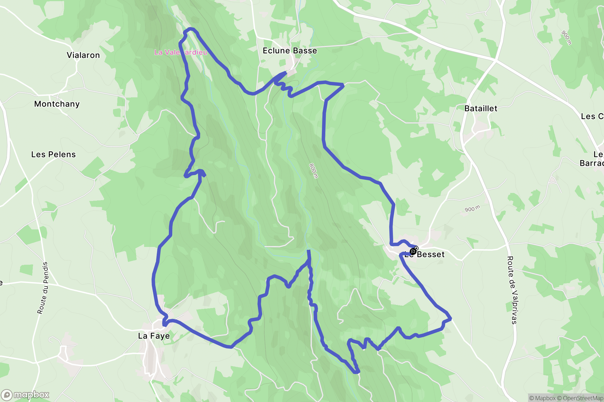 Valprivas: routekaart voor buitenactiviteiten - France