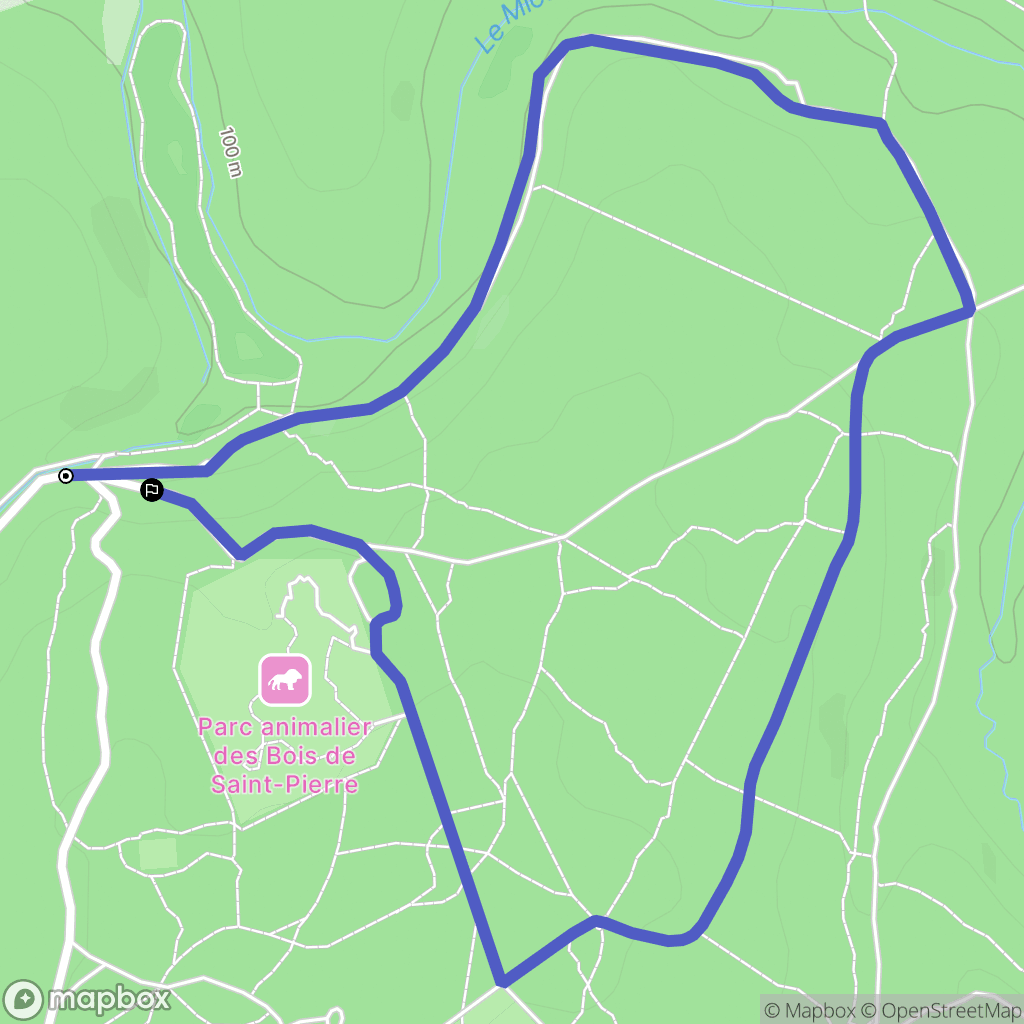 Smarves : carte du parcours de randonnée - France