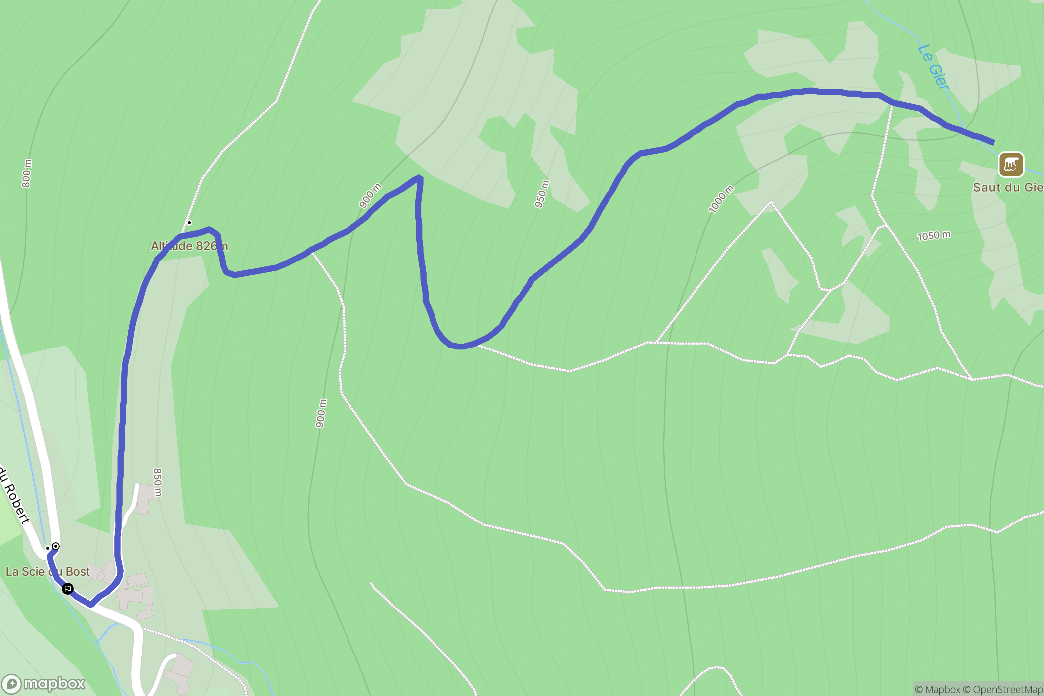 La Valla-en-Gier: routekaart voor buitenactiviteiten - France
