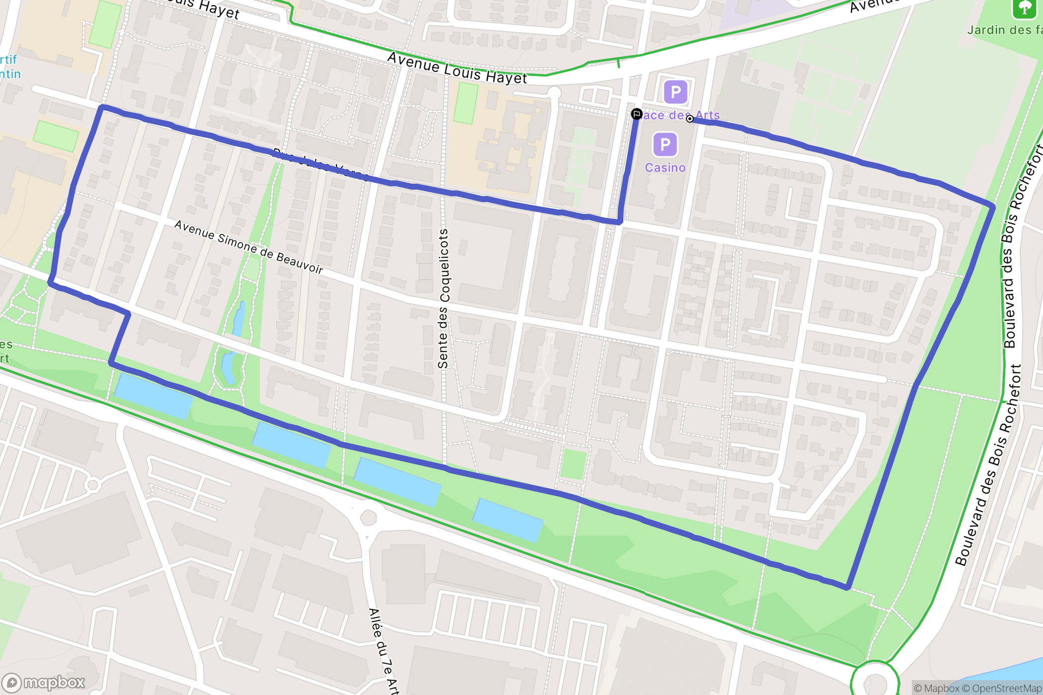 Cormeilles-en-Parisis : carte du parcours de randonnée - France