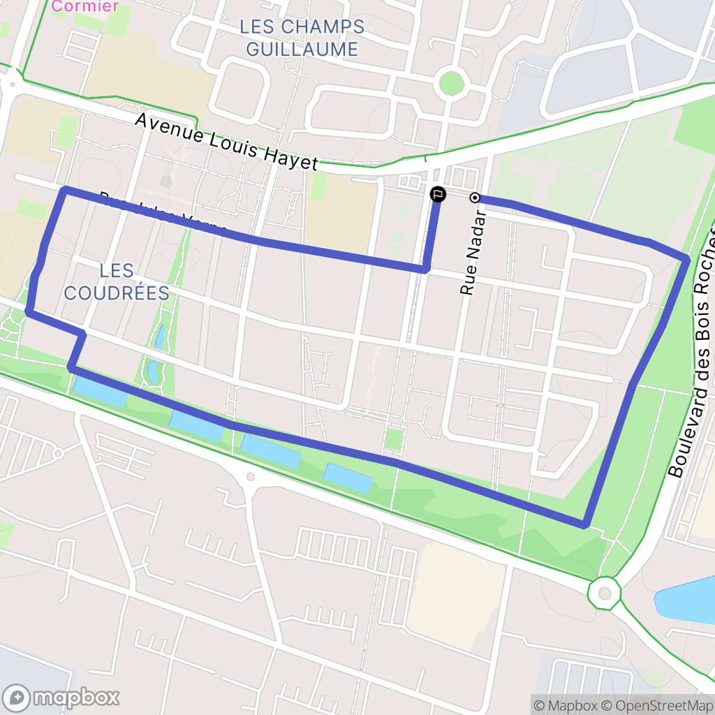 Cormeilles-en-Parisis : carte du parcours de randonnée - France