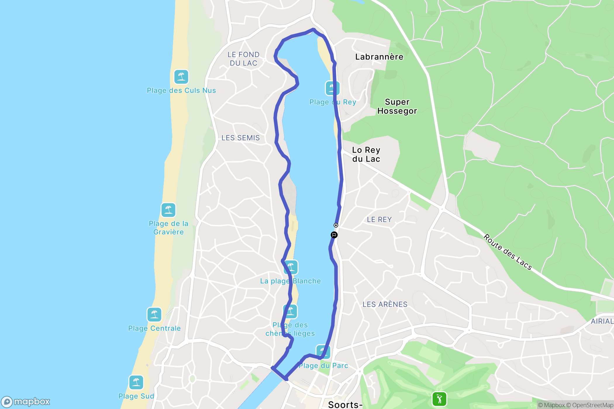 Soorts-Hossegor: routekaart voor buitenactiviteiten - France