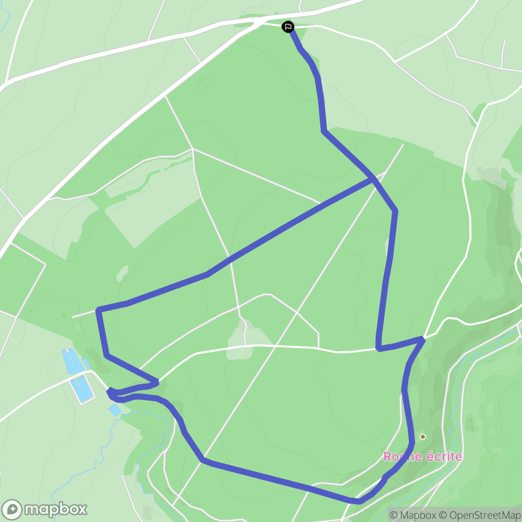 Diemeringen : carte du parcours de randonnée - France