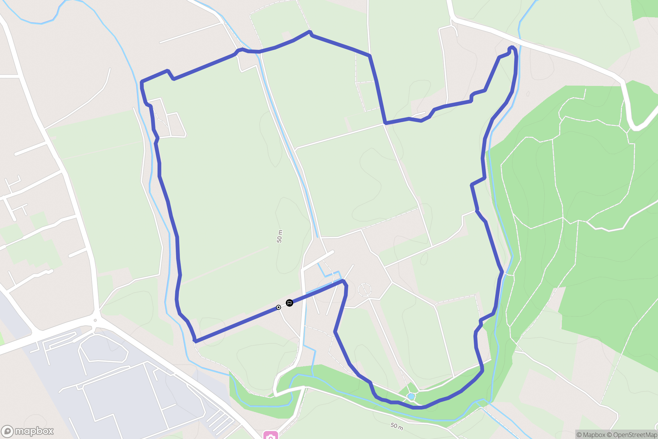 Solliès-Ville : carte du parcours de randonnée - France