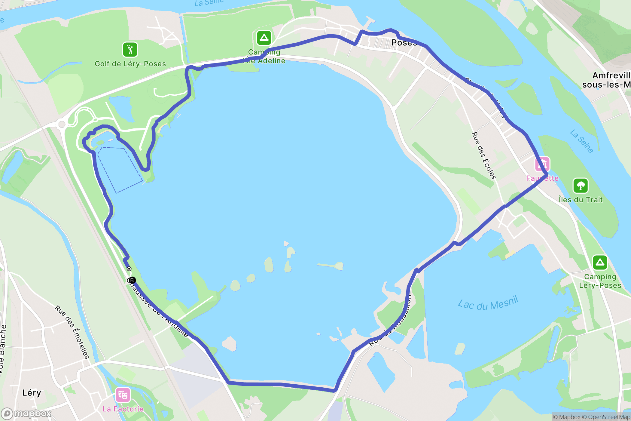 Léry: routekaart voor buitenactiviteiten - France