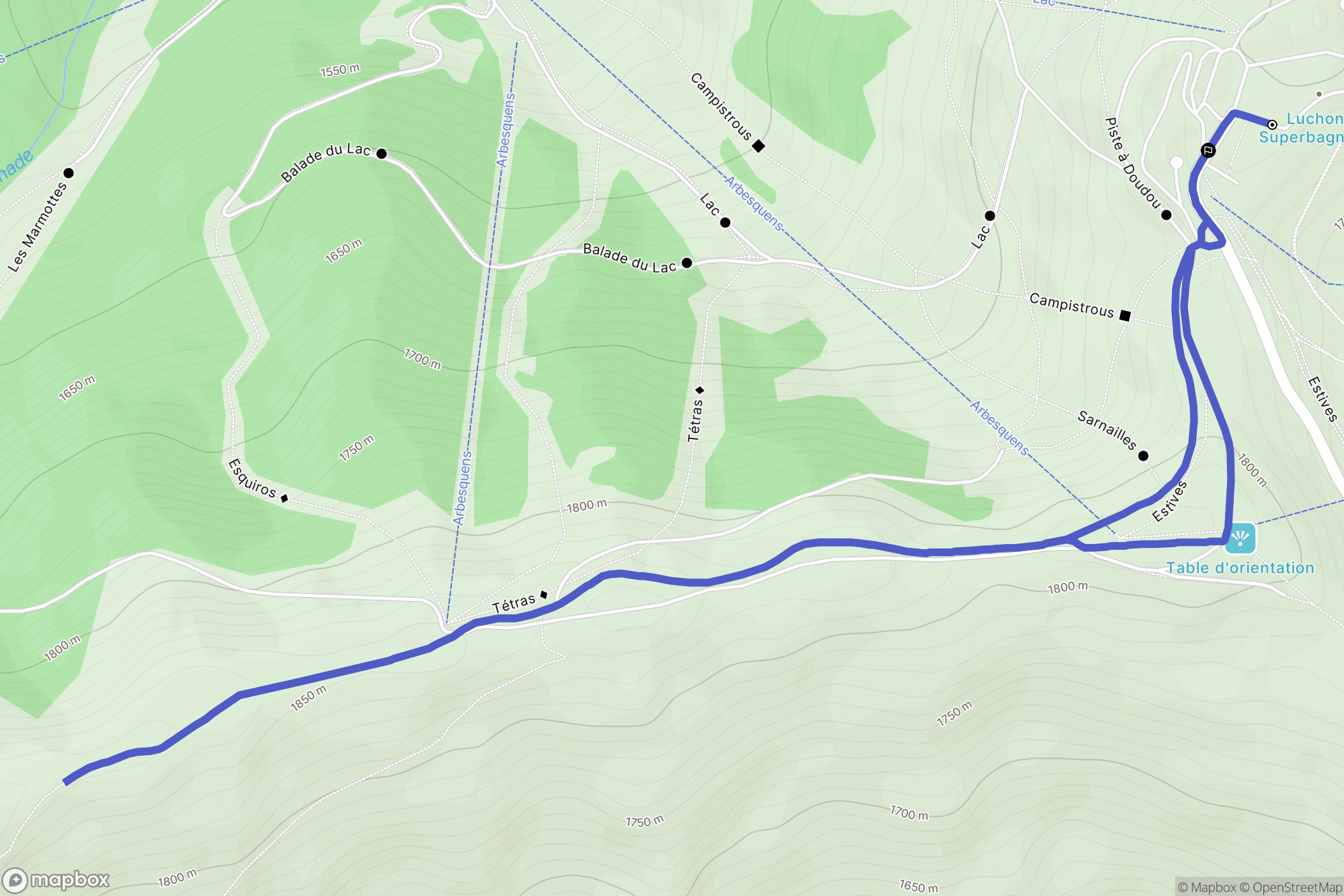 Saint-Aventin: routekaart voor buitenactiviteiten - France