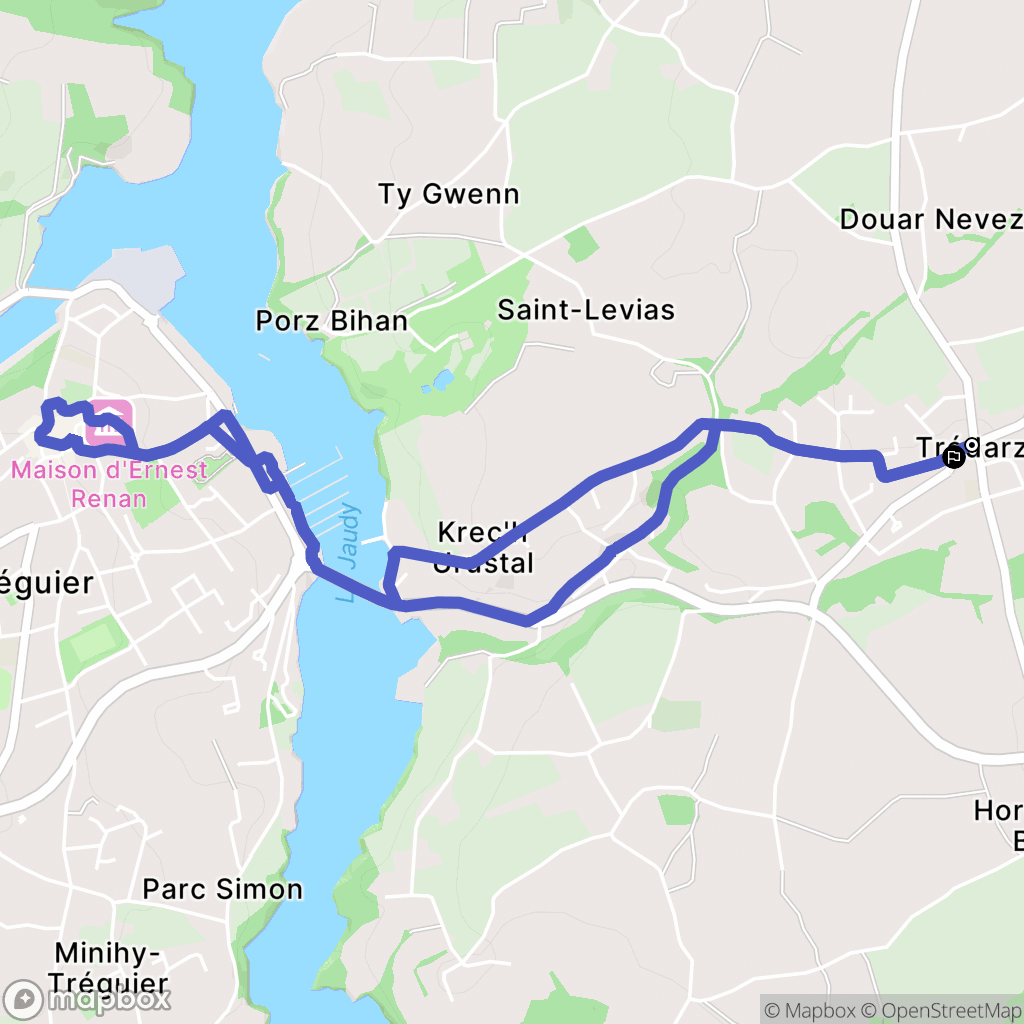 Trédarzec: routekaart voor buitenactiviteiten - France