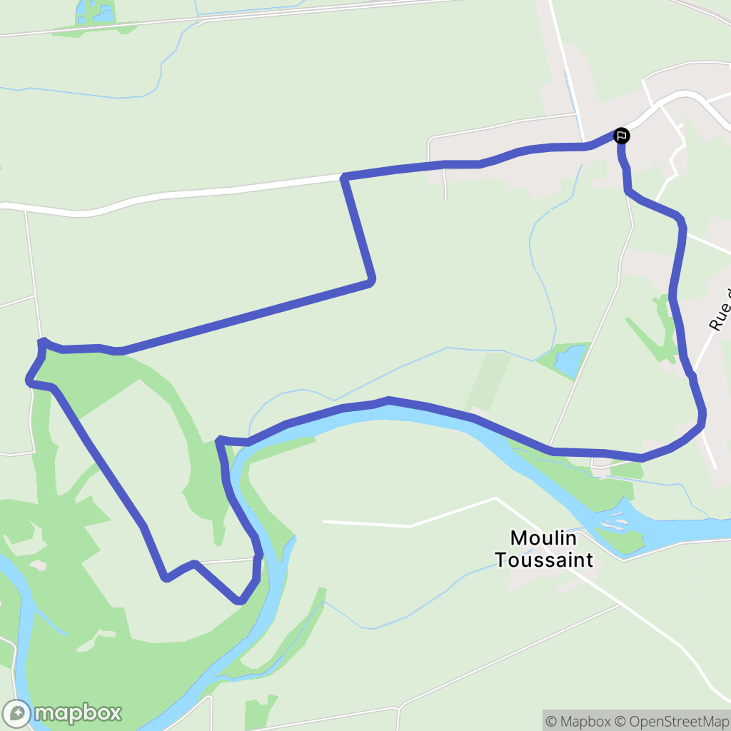 Arc-et-Senans : carte du parcours de randonnée - France