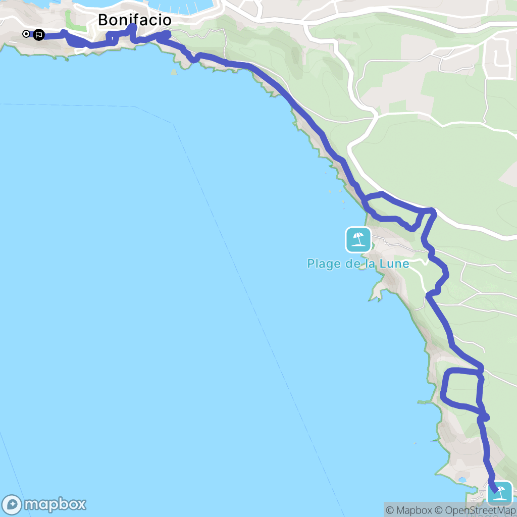 Bonifacio: routekaart voor buitenactiviteiten - France
