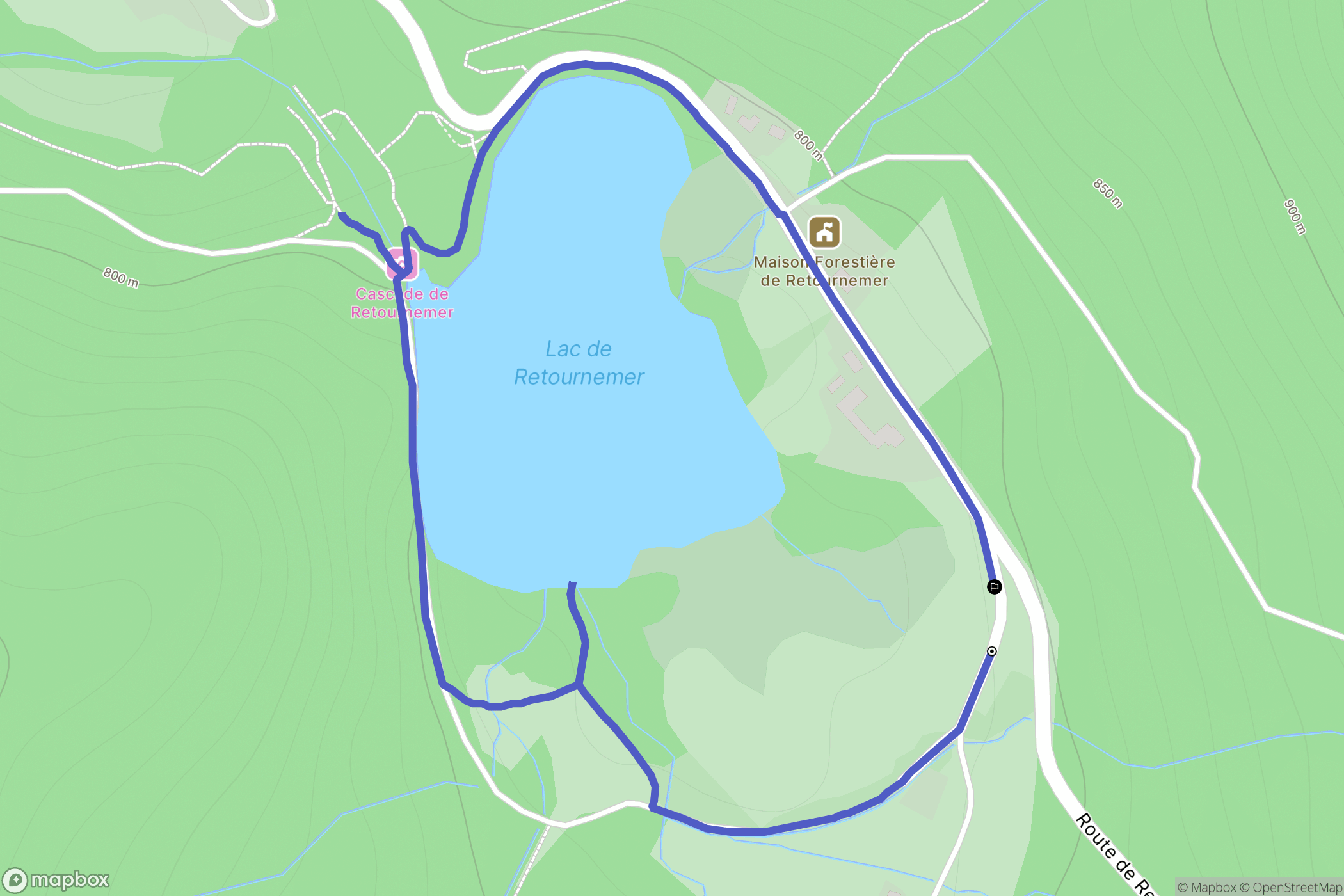 Xonrupt-Longemer: routekaart voor buitenactiviteiten - France