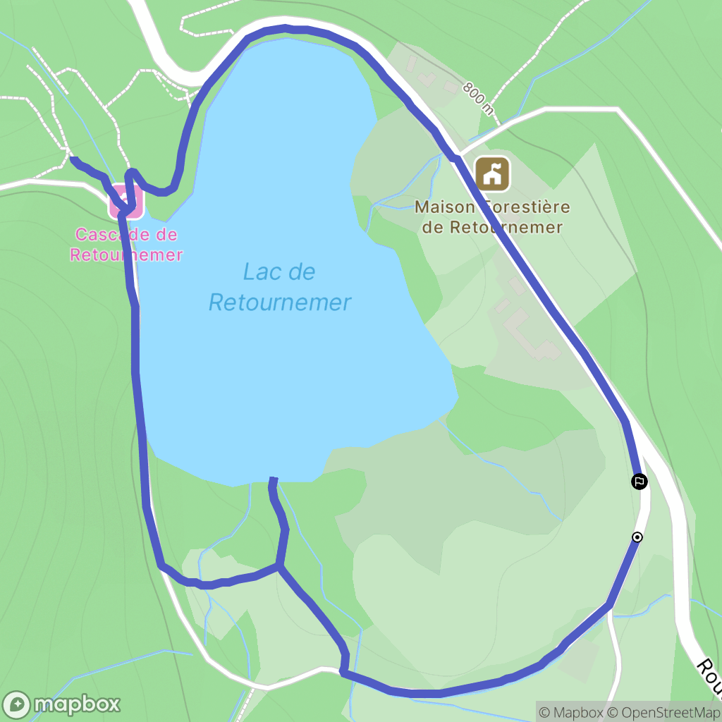 Xonrupt-Longemer: routekaart voor buitenactiviteiten - France