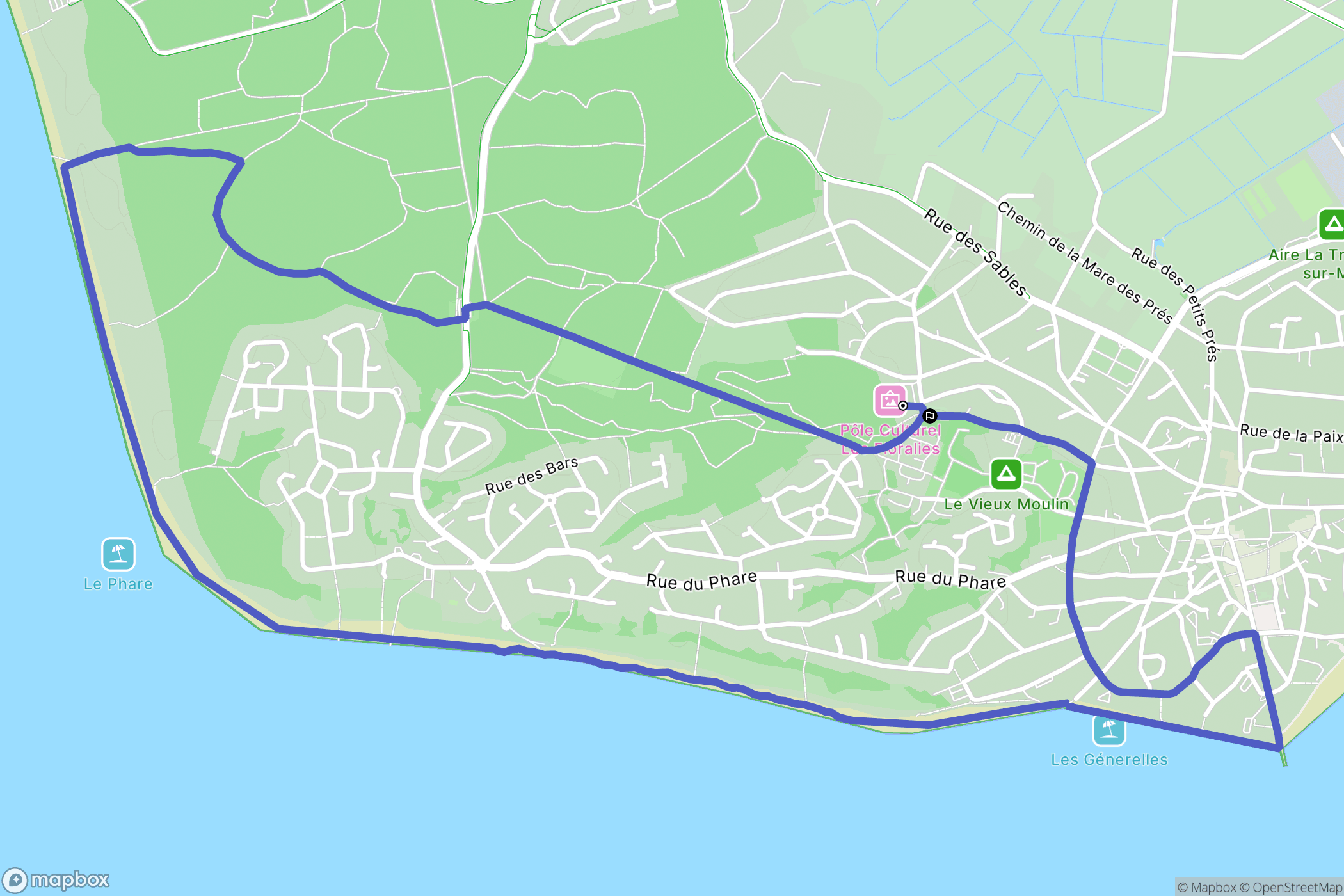 La Tranche-sur-Mer: routekaart voor buitenactiviteiten - France