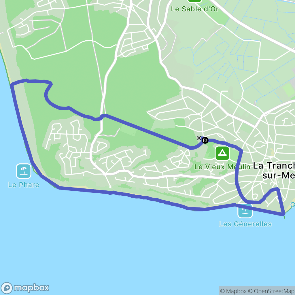 La Tranche-sur-Mer: routekaart voor buitenactiviteiten - France
