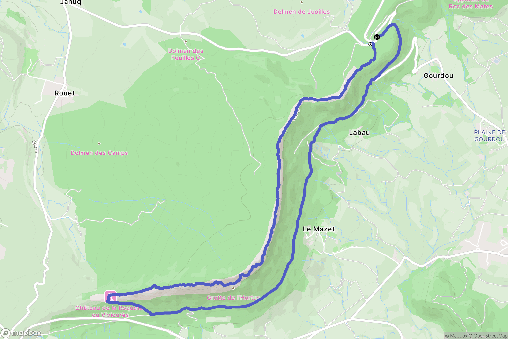 Rouet: routekaart voor buitenactiviteiten - France